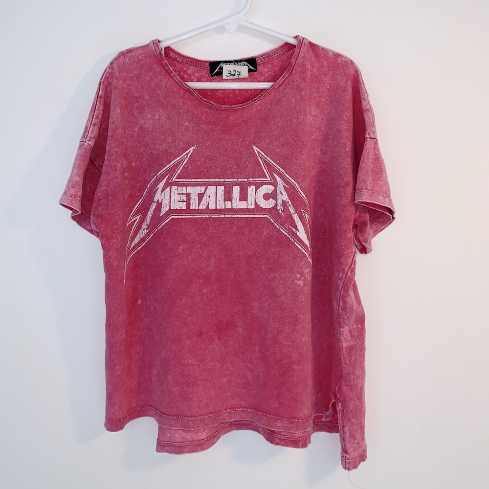 Pink Metallica Tshirt